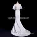 V-Ausschnitt Guangzhou Hochzeitskleid Fabrik exotischen Satin Brautkleid